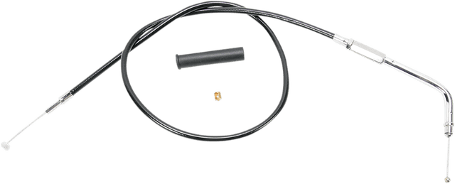 DRAG SPECIALTIES 0650-0324 Black Vinyl Throttle Cable - 27-1/2"