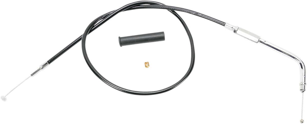 DRAG SPECIALTIES 0650-0327 Black Vinyl Throttle Cable - 29-1/2"