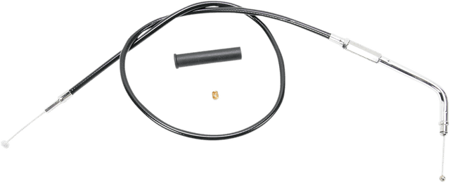 DRAG SPECIALTIES 0650-0331 Black Vinyl Throttle Cable - 32-1/2"