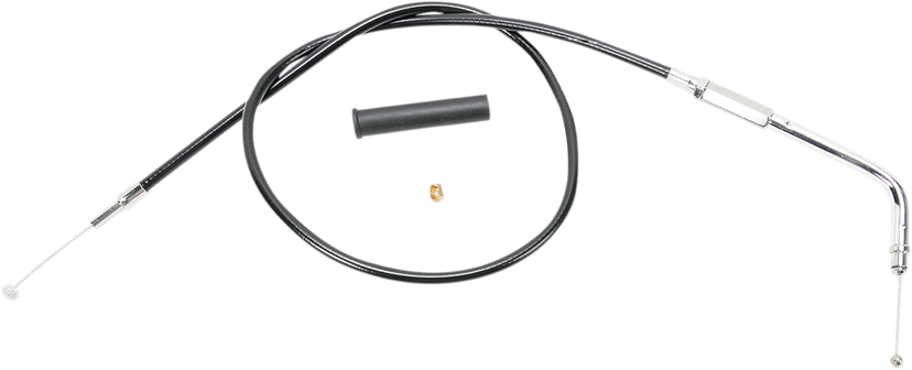 DRAG SPECIALTIES 0650-0331 Black Vinyl Throttle Cable - 32-1/2"