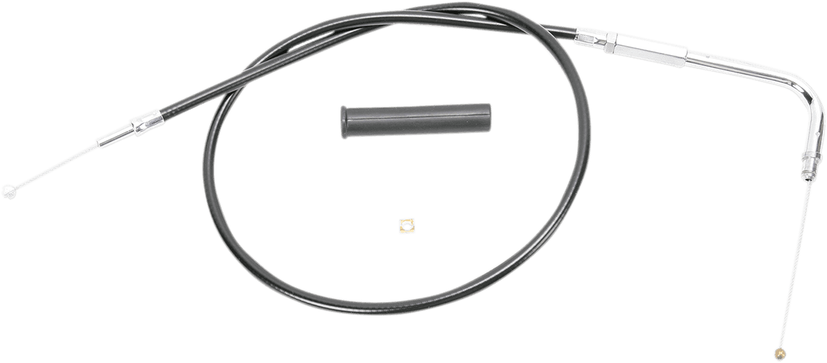 DRAG SPECIALTIES 0650-0333 Black Vinyl Throttle Cable - 34-3/4"
