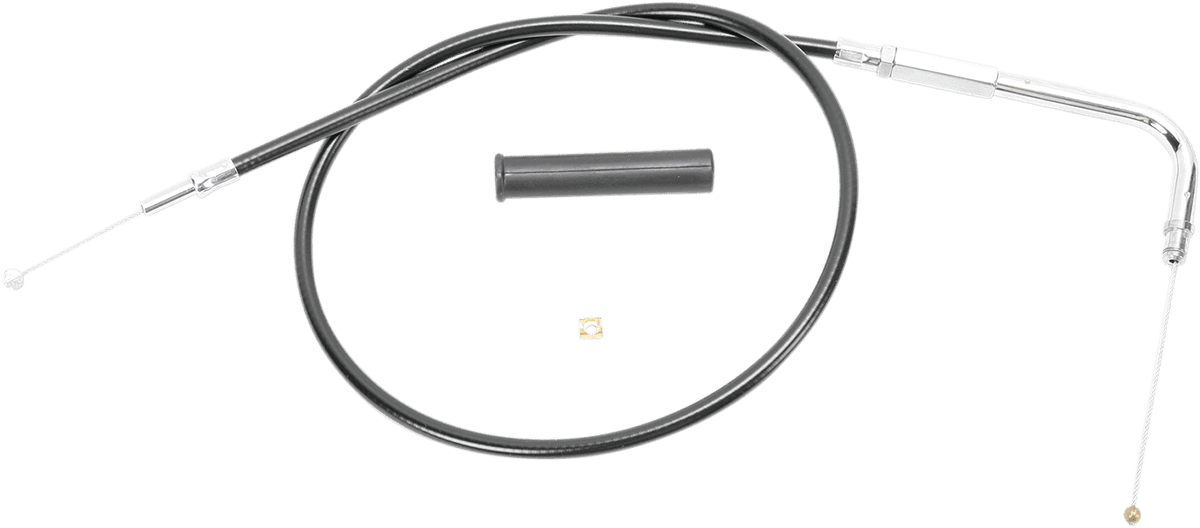 DRAG SPECIALTIES 0650-0336 Black Vinyl Throttle Cable - 39-1/2"