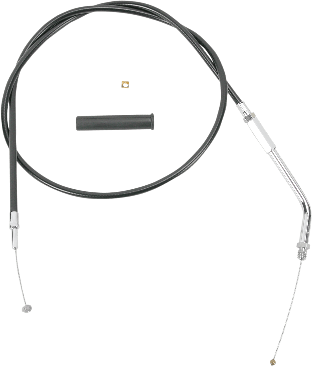 DRAG SPECIALTIES 0650-0344 Black Vinyl Throttle Cable - 32-1/2"