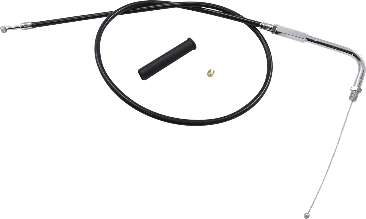 DRAG SPECIALTIES 0650-0345 Black Vinyl Throttle Cable - 30"