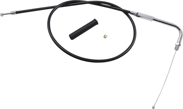 DRAG SPECIALTIES 0650-0345 Black Vinyl Throttle Cable - 30"