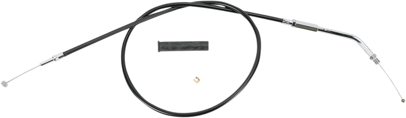 DRAG SPECIALTIES 0650-0351 Black Vinyl Throttle Cable - 31-3/4"