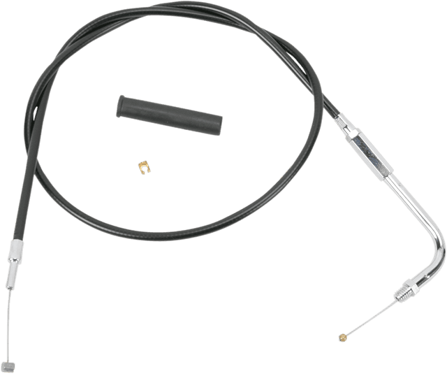 DRAG SPECIALTIES 0650-0352 Black Vinyl Throttle Cable - 32-1/2"