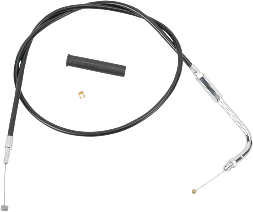 DRAG SPECIALTIES 0650-0352 Black Vinyl Throttle Cable - 32-1/2"