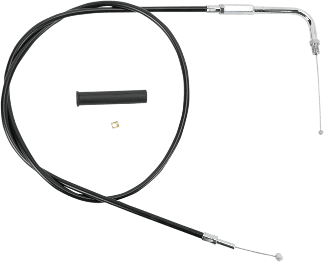 DRAG SPECIALTIES 0650-0357 Black Vinyl Throttle Cable - 44"