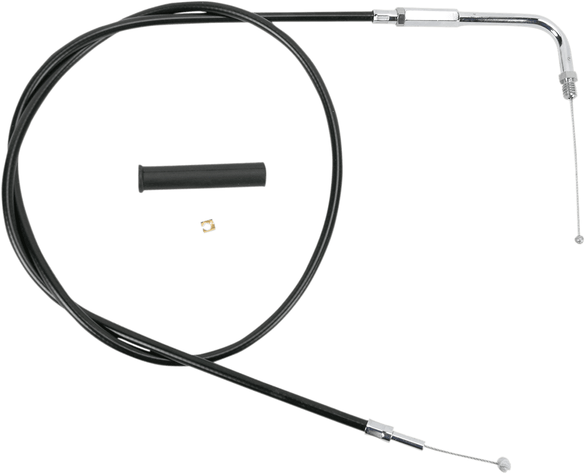 DRAG SPECIALTIES 0650-0359 Black Vinyl Throttle Cable - 48"