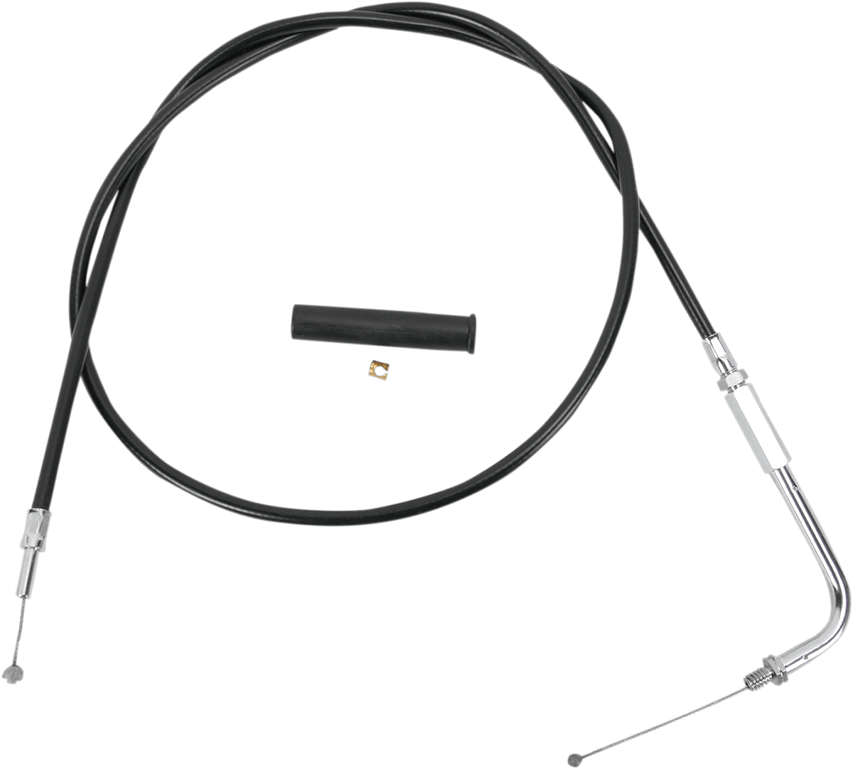 DRAG SPECIALTIES 0650-0404 Black Vinyl Throttle Cable - 39-1/2"