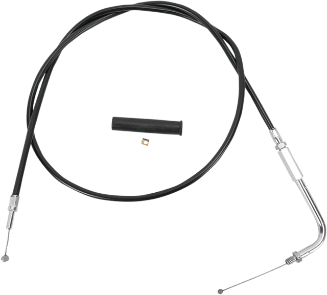 DRAG SPECIALTIES 0650-0404 Black Vinyl Throttle Cable - 39-1/2"