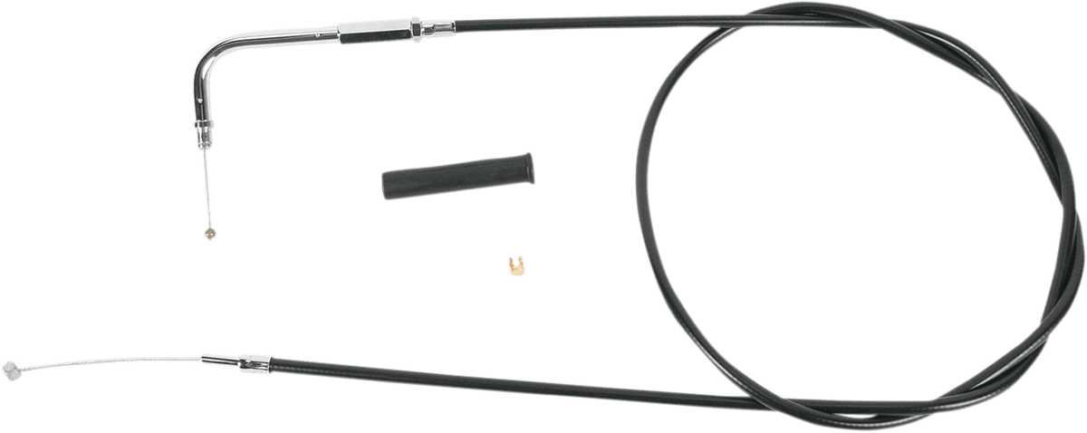 DRAG SPECIALTIES 0650-0407 Black Vinyl Throttle Cable - 42-1/2"