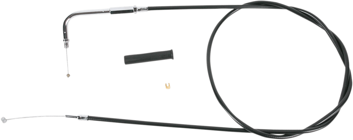 DRAG SPECIALTIES 0650-0407 Black Vinyl Throttle Cable - 42-1/2"