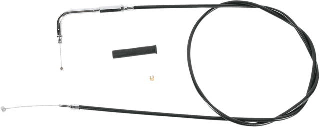 DRAG SPECIALTIES 0650-0407 Black Vinyl Throttle Cable - 42-1/2" — image 1 of 3
