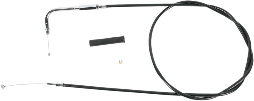 DRAG SPECIALTIES 0650-0407 Black Vinyl Throttle Cable - 42-1/2" — image 1 of 3
