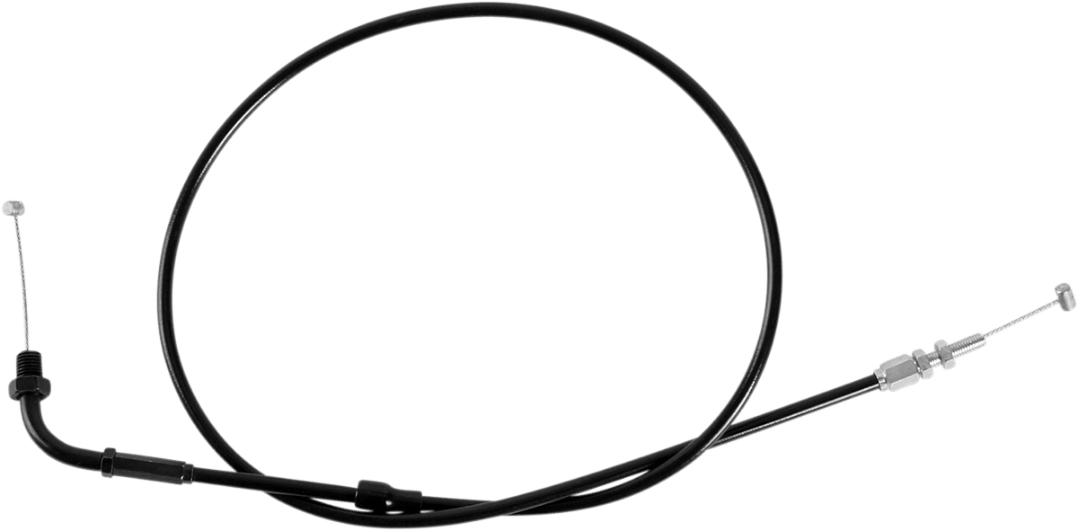 MOTION PRO 0650-0436 Black Vinyl Throttle Cable - Pull - '77-'79 Suzuki GS
