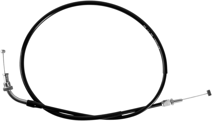 MOTION PRO 0650-0437 Black Vinyl Throttle Cable - Push - '99-'07 VT600C/D