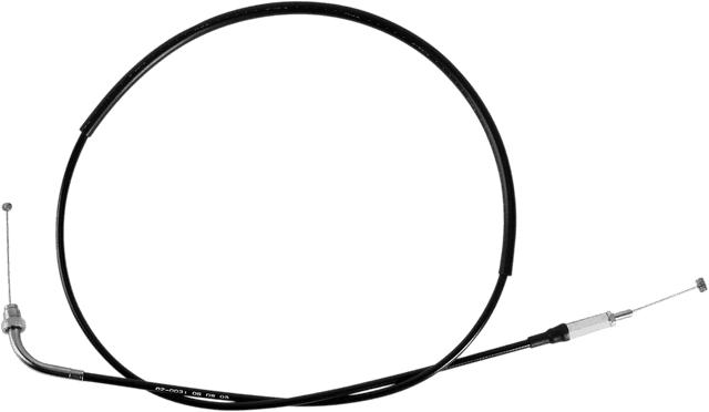 MOTION PRO 0650-0439 Black Vinyl Throttle Cable - Push - '80-'84 Gold Wing