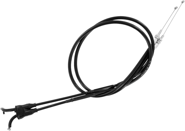 MOTION PRO 0650-0483 Black Vinyl Throttle Cable - Push/Pull - '04 Kawasaki/Suzuki 250