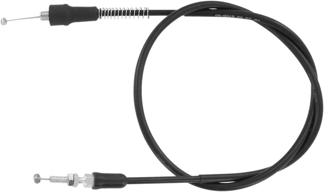 MOTION PRO 0650-0551 Black Vinyl Throttle Cable - Pull - +2" - '04-'09 YFZ450