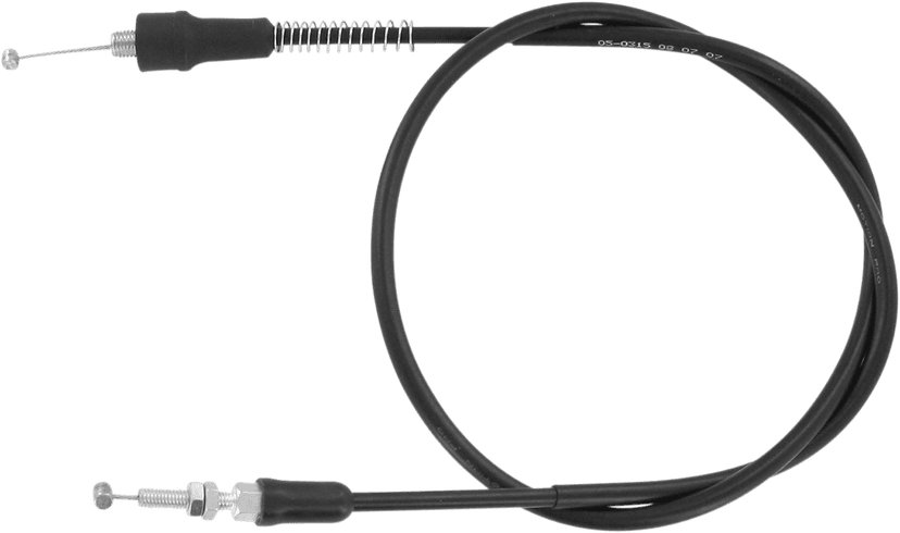 MOTION PRO 0650-0551 Black Vinyl Throttle Cable - Pull - +2" - '04-'09 YFZ450