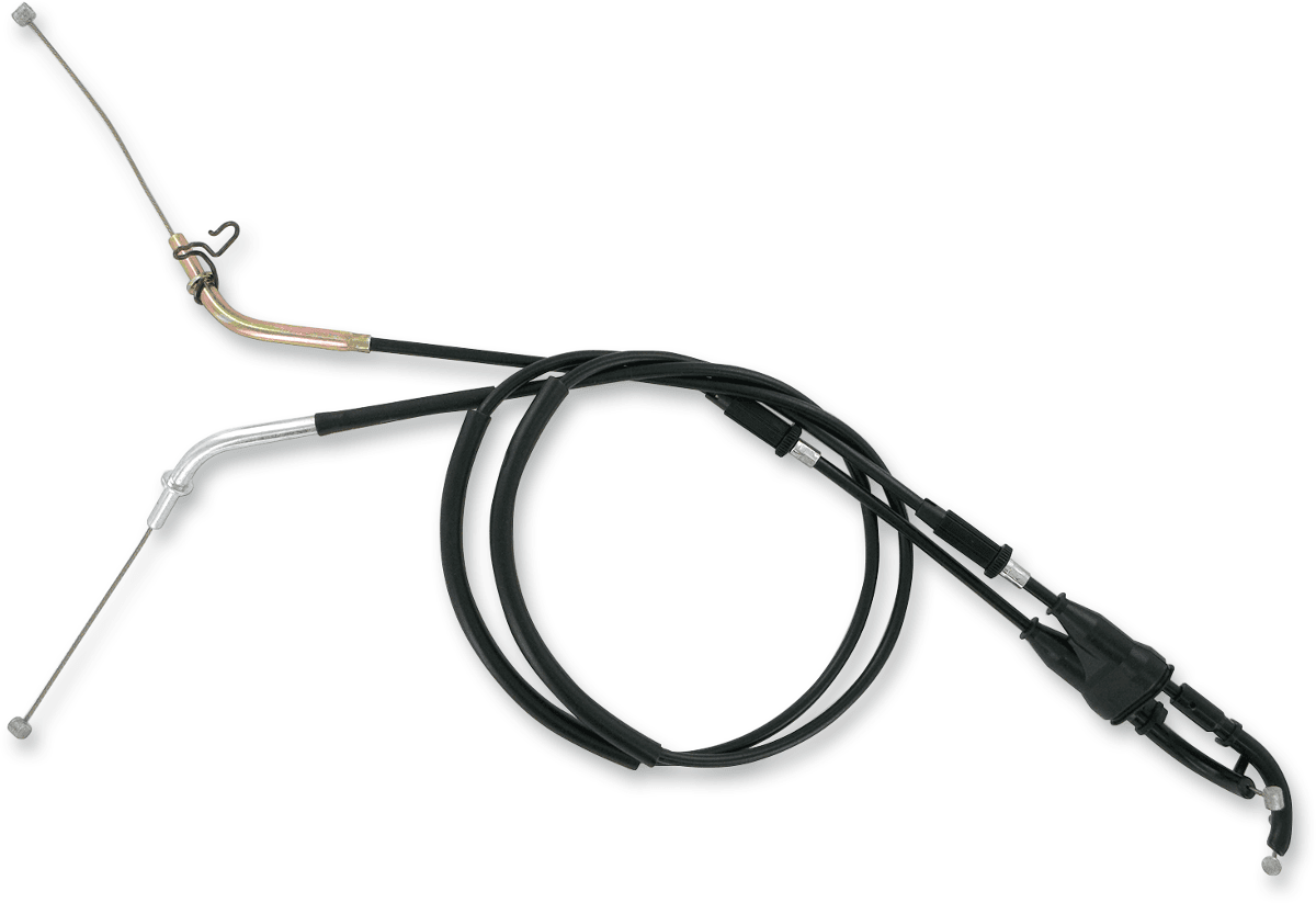 PARTS UNLIMITED 0650-0648 Black Vinyl Throttle Cable - Kawasaki