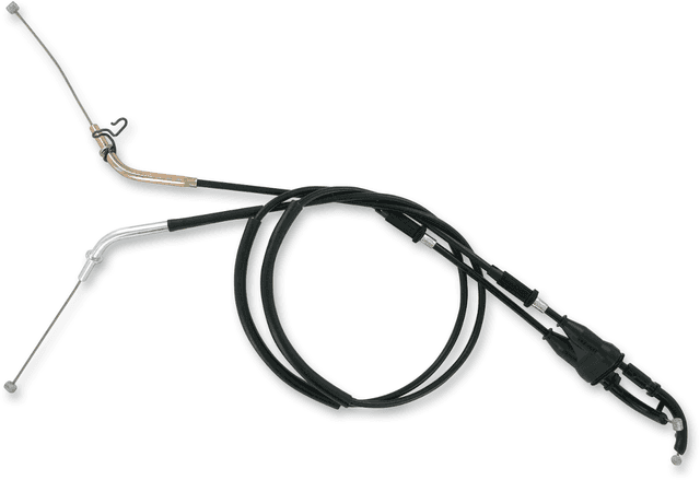 PARTS UNLIMITED 0650-0648 Black Vinyl Throttle Cable - Kawasaki