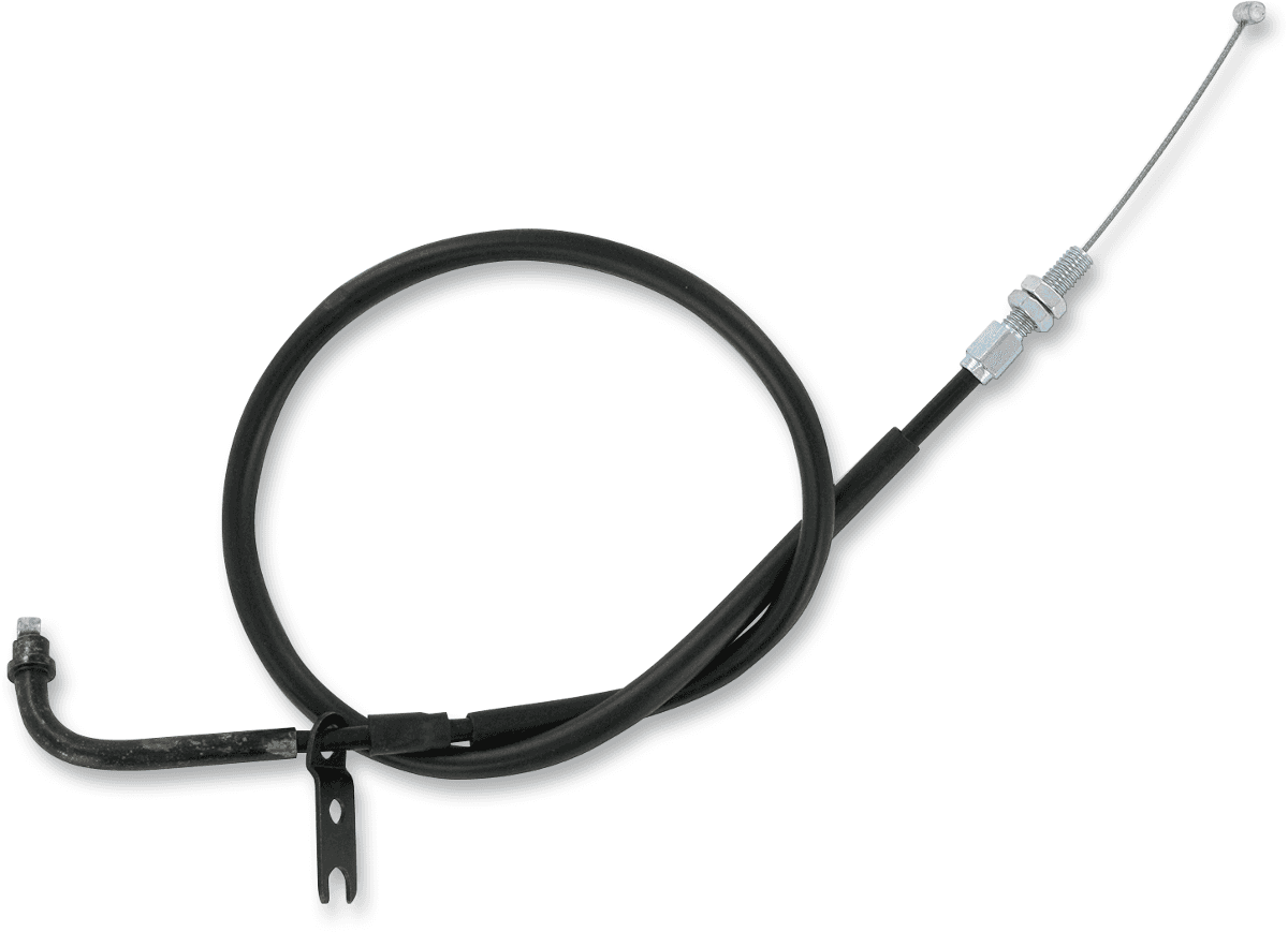 PARTS UNLIMITED 0650-0657 Black Vinyl Throttle Cable - Suzuki