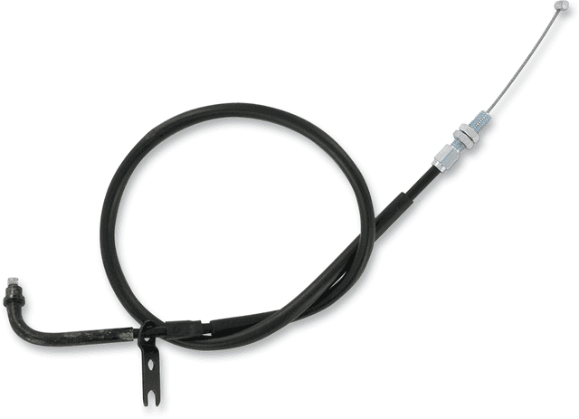 PARTS UNLIMITED 0650-0657 Black Vinyl Throttle Cable - Suzuki