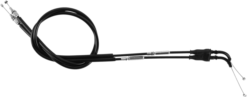 MOTION PRO 0650-0685 Black Vinyl Throttle Cable - Push/Pull - '06-'19 KLX/KX