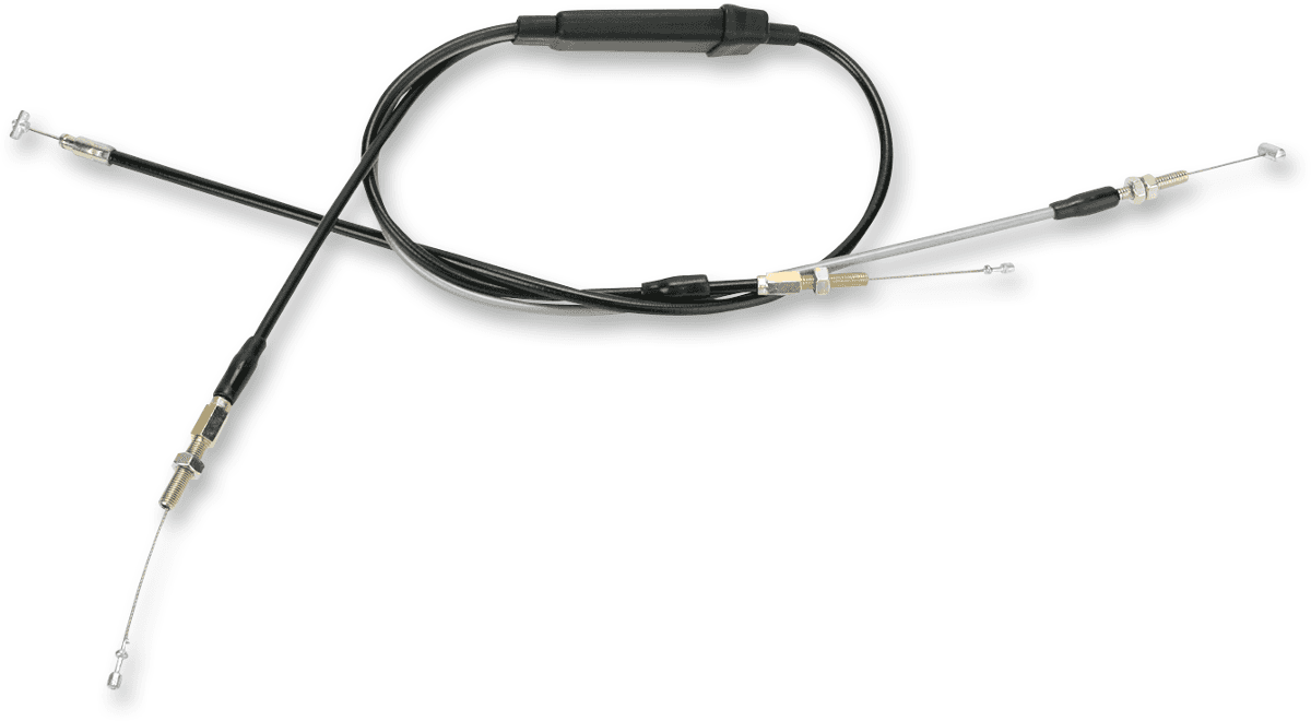 PARTS UNLIMITED 0650-0693 Black Vinyl Throttle Cable - Polaris