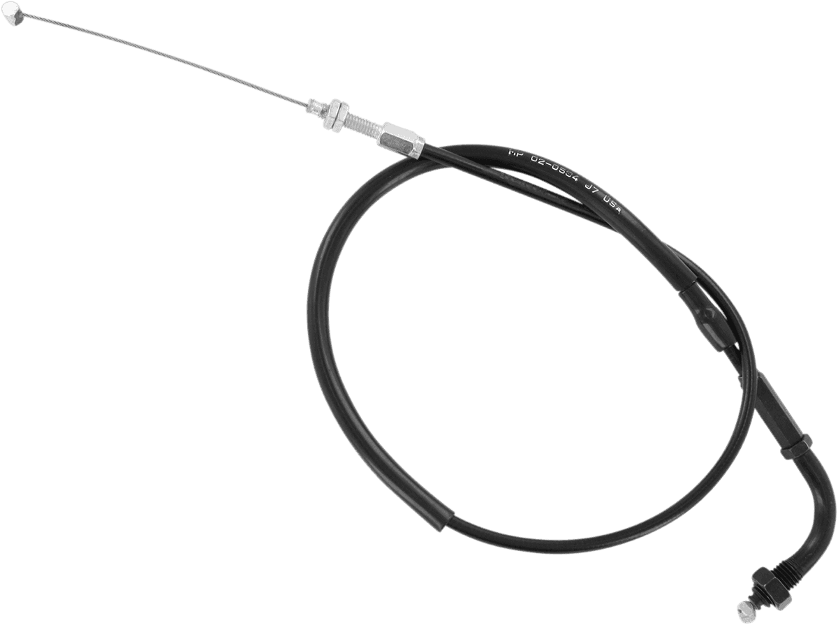MOTION PRO 0650-0867 Black Vinyl Throttle Cable - Pull - '07-'23 CBR600RR