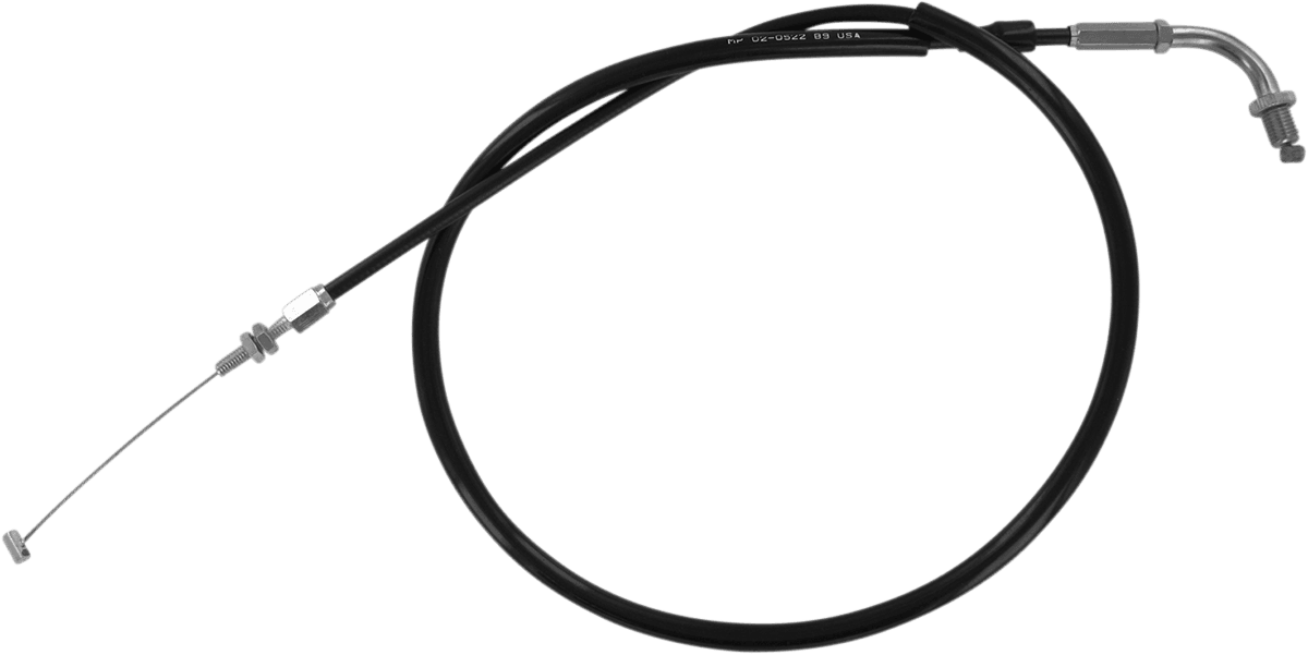 MOTION PRO 0650-0869 Black Vinyl Throttle Cable - Pull - '04-'09 VT750C