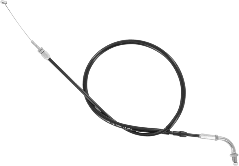 MOTION PRO 0650-0873 Black Vinyl Throttle Cable - Pull - '01-'07 VT750DC