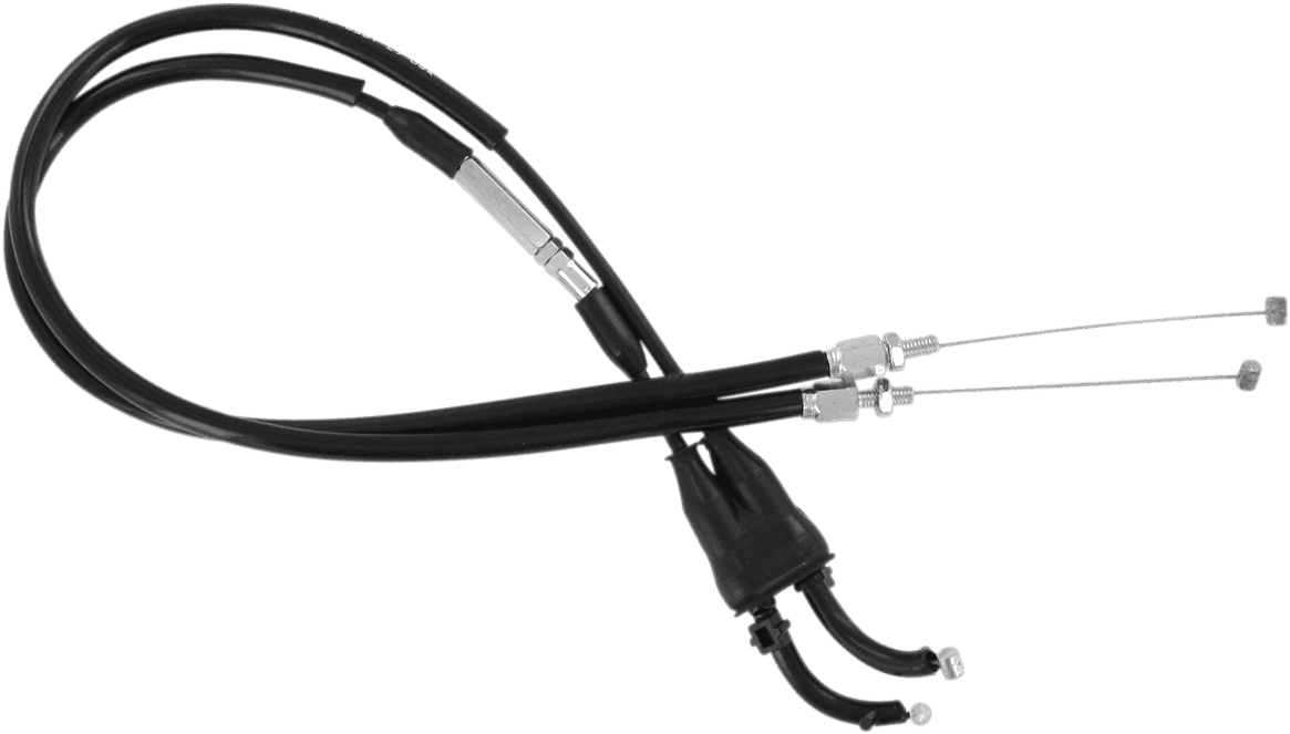 MOTION PRO 0650-0886 Black Vinyl Throttle Cable - Push/Pull - '06-'16 YZF-R6