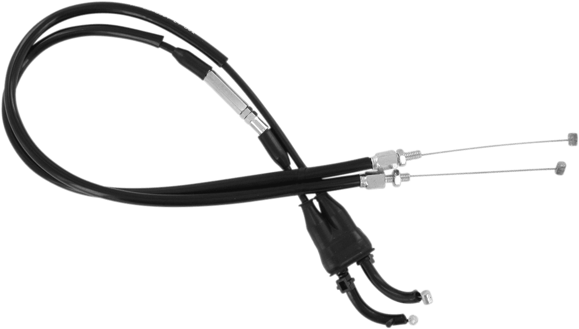 MOTION PRO 0650-0886 Black Vinyl Throttle Cable - Push/Pull - '06-'16 YZF-R6