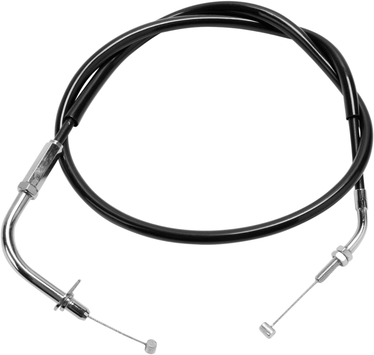 MOTION PRO 0650-0891 Black Vinyl Throttle Cable - Pull - '07-'17 XVS1300