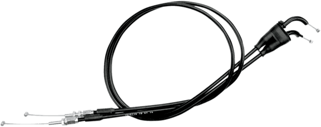 MOTION PRO 0650-1052 Black Vinyl Throttle Cable - Push/Pull - +3" - '02-'13 Husaberg/KTM