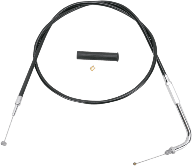 DRAG SPECIALTIES 0650-1088 Black Vinyl Throttle Cable - 44"