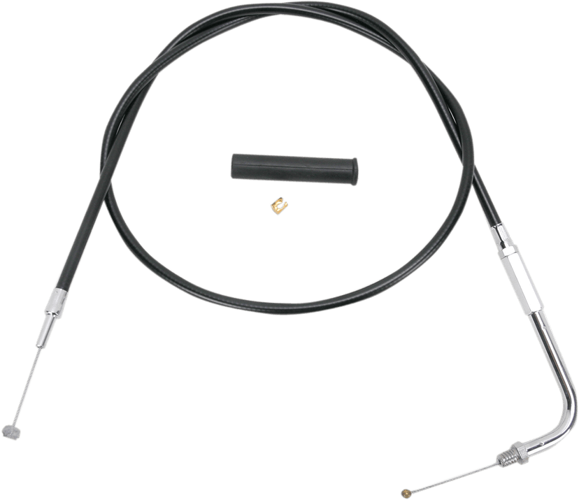 DRAG SPECIALTIES 0650-1094 Black Vinyl Throttle Cable - 30"