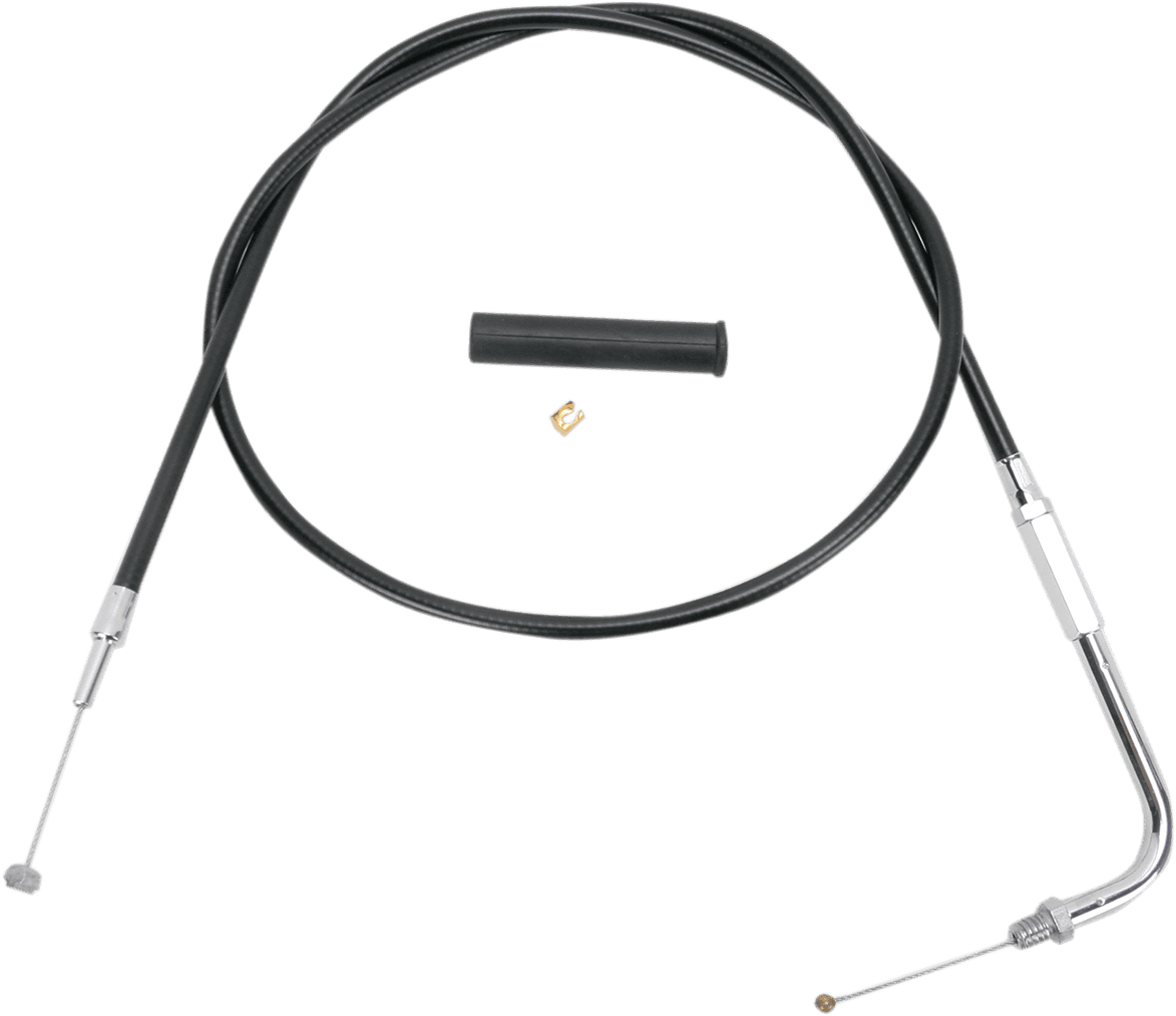 DRAG SPECIALTIES 0650-1096 Black Vinyl Throttle Cable - 36"