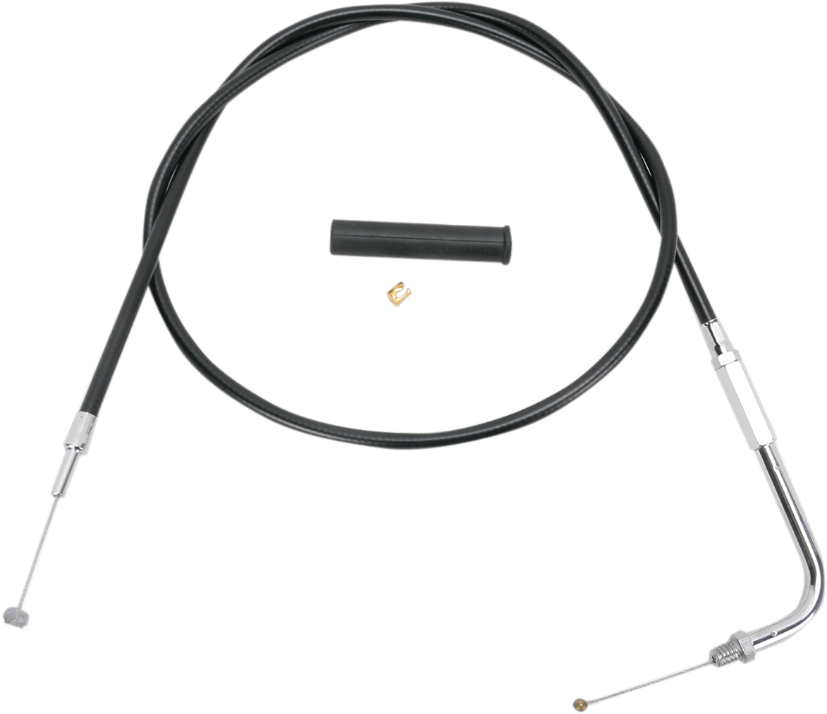 DRAG SPECIALTIES 0650-1096 Black Vinyl Throttle Cable - 36"