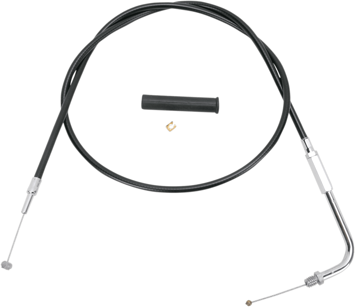 DRAG SPECIALTIES 0650-1100 Black Vinyl Throttle Cable - 48"