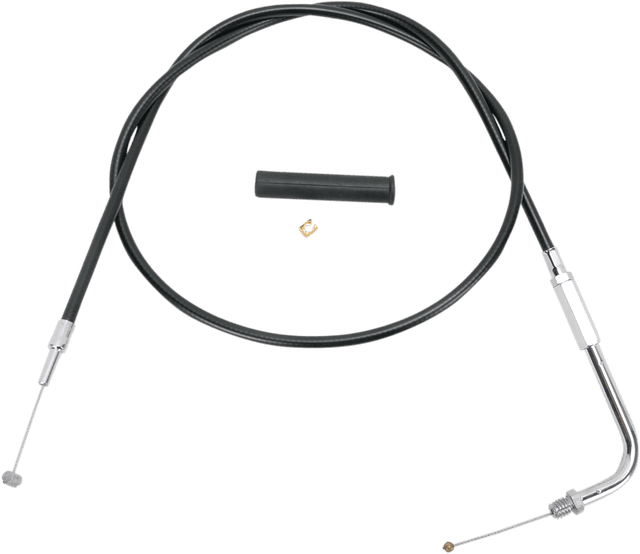 DRAG SPECIALTIES 0650-1100 Black Vinyl Throttle Cable - 48"