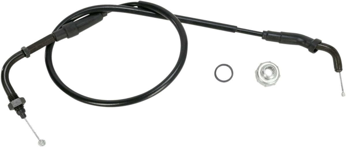 MOTION PRO 0650-1143 Black Vinyl Throttle Cable - Pull - '01-'11 Honda 70