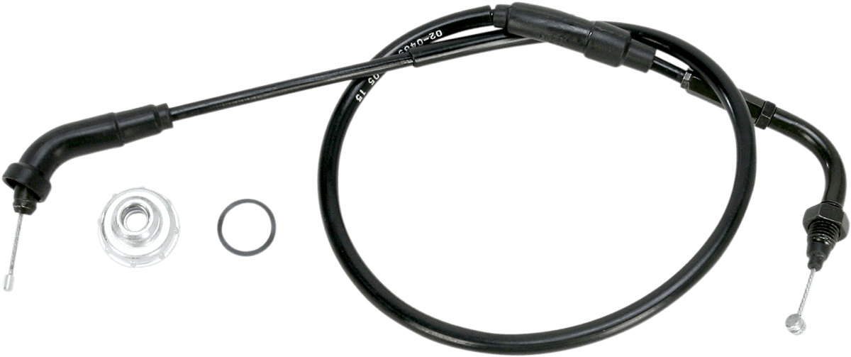 MOTION PRO 0650-1144 Black Vinyl Throttle Cable - Pull - +3" - '86-'25 Honda 50