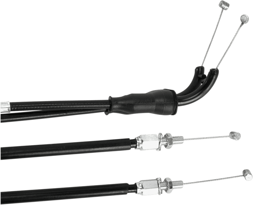 MOTION PRO 0650-1149 Black Vinyl Throttle Cable - Push/Pull - '11-'12 Kawasaki KX — image 2 of 2
