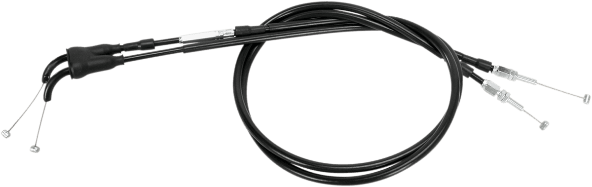 MOTION PRO 0650-1152 Black Vinyl Throttle Cable - Push/Pull - '05-'12 Suzuki RM