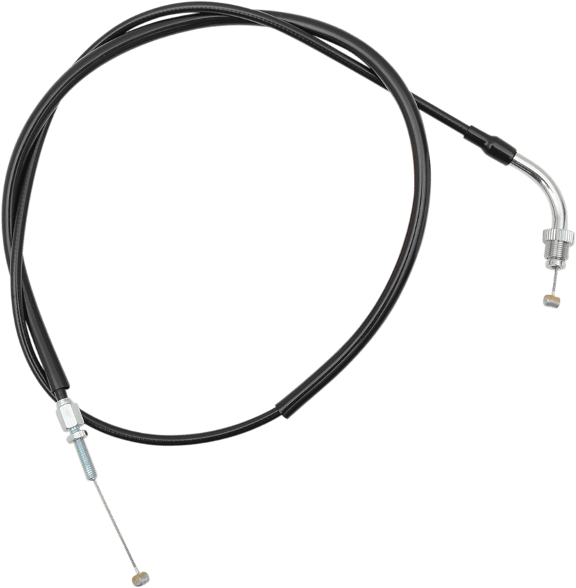 MOTION PRO 0650-1385 Black Vinyl Throttle Cable - Push - +6" - '11-'24 VT750C